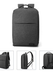 Изображение Рюкзак гладкий для ноутбука черный Bagsmart