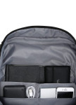Изображение Рюкзак гладкий для ноутбука черный Bagsmart