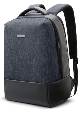 Изображение Рюкзак для ноутбука с вставкой черный bagsmart