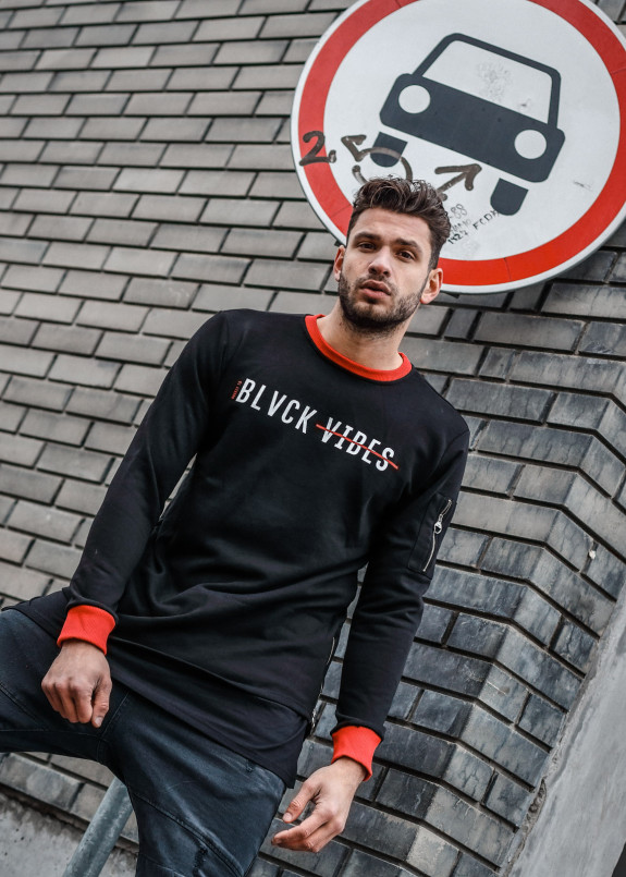 Кофта удлиненная с логотипом MFSTORE Изображение Кофта удлиненная с логотипом MFSTORE