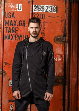 Кардиган с косой молнией Mfstore Изображение Кардиган с косой молнией Mfstore