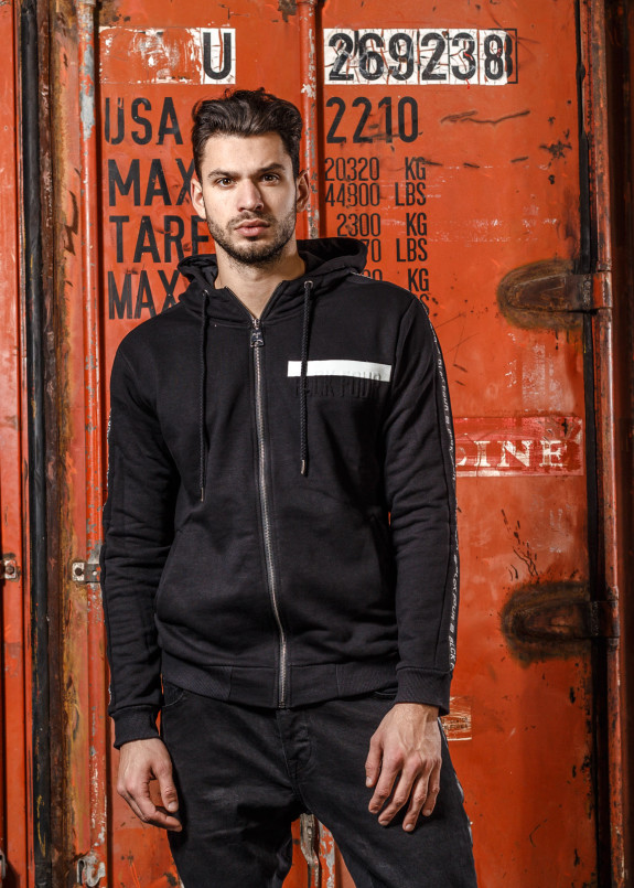 Кофта на молнии с лампасами Mfstore Изображение Кофта на молнии с лампасами Mfstore