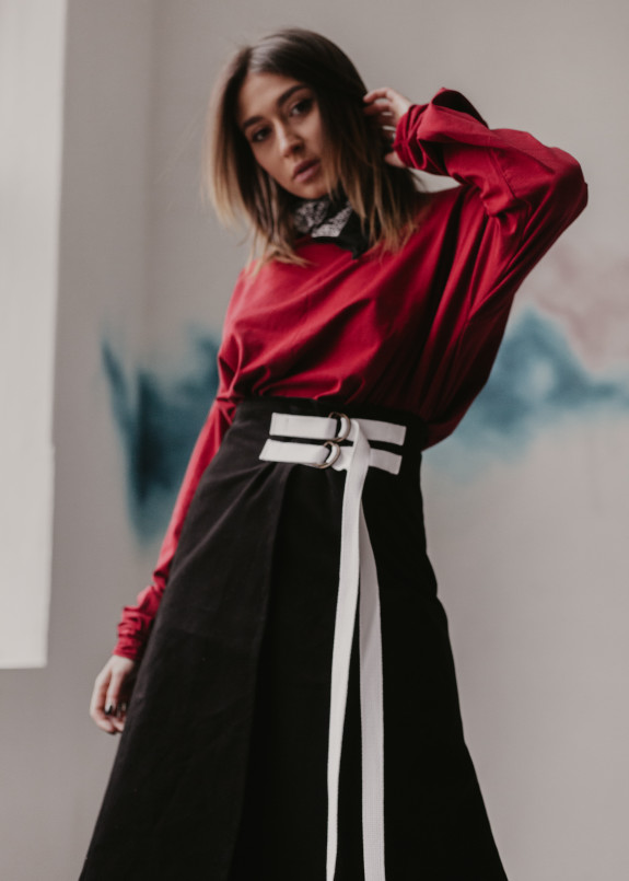 Юбка на запах Simplu Изображение Юбка на запах Simplu