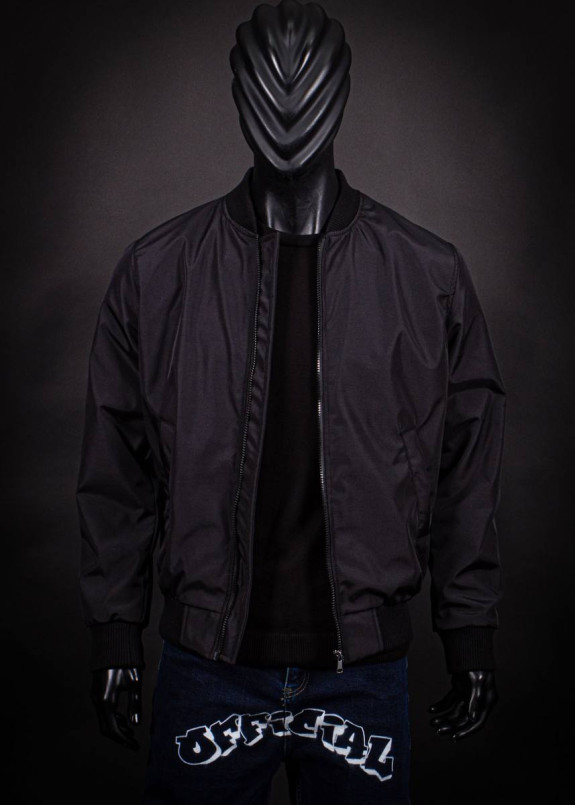 Бомбер базовий чоловічій чорний MFStore Изображение Бомбер базовий чоловічій чорний MFStore