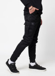 Изображение Зауженные карго штаны черные  Симбиот Tur streetwear