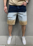 Шорти чоловічі триколірні джинсові MFStore Изображение Шорти чоловічі триколірні джинсові MFStore
