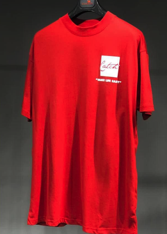 Футболка красная life is so much MFStore Изображение Футболка красная life is so much MFStore