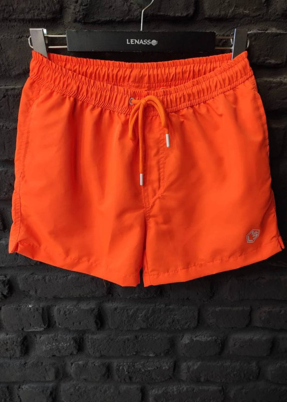 Шорты плавательные мужские оранжевые Mfstore Изображение Шорты плавательные мужские оранжевые Mfstore