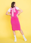 Изображение Базовое платье розовое Street style
