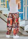 Стильні штани вільного крою skull різнокольорові MFStore Изображение Стильні штани вільного крою skull різнокольорові MFStore