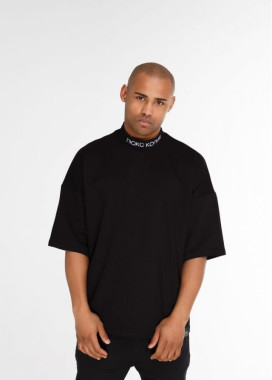 Футболка мужская OVERSIZE с вышивкой ЛЮКС КОПИЯ черная Изображение Футболка мужская OVERSIZE с вышивкой ЛЮКС КОПИЯ черная