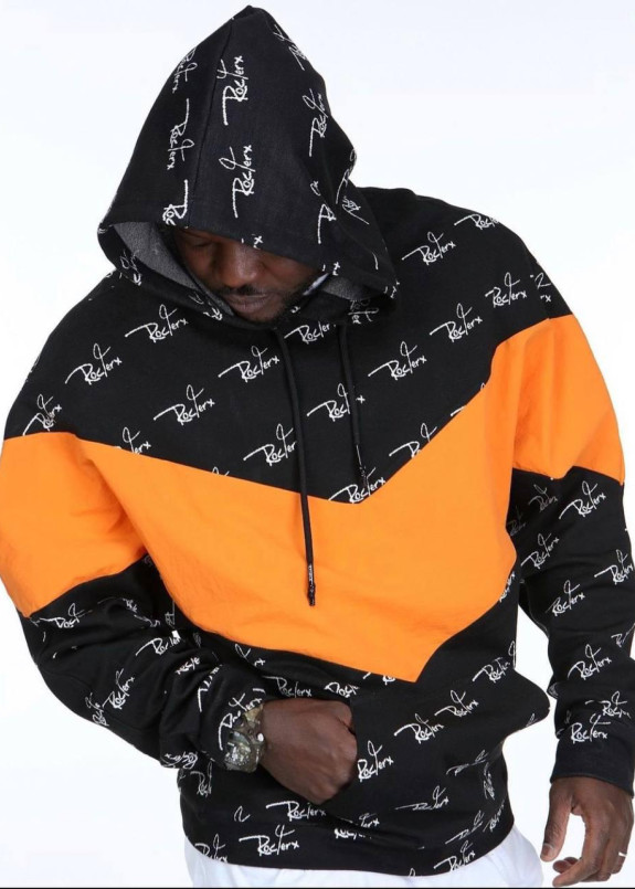 Худи с оранжевой полосой MFStore Изображение Худи с оранжевой полосой MFStore