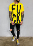 Футболка fuck желтый MFStore Изображение Футболка fuck желтый MFStore