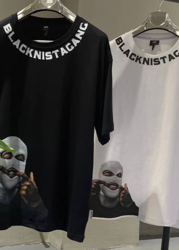 Футболка оверсайз з принтом blacknistagang MFStore Изображение Футболка оверсайз з принтом blacknistagang MFStore