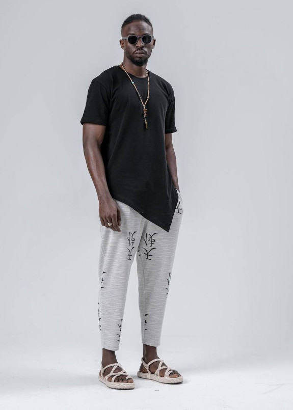 Футболка базова асиметрична чорна MFStore Изображение Футболка базова асиметрична чорна MFStore