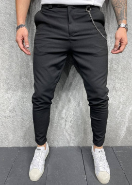 Брюки черные с подвеской MFStore Изображение Брюки черные с подвеской MFStore