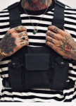 Вулична нагрудна сумка чорна MFStore Изображение Вулична нагрудна сумка чорна MFStore