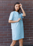 Изображение Платье-футболка женское голубое Сарина
