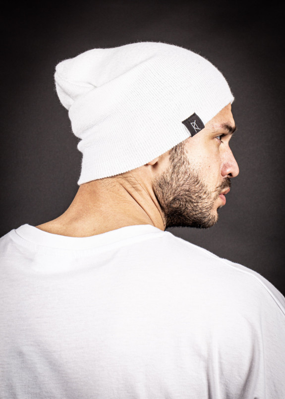 Шапка дрібної в'язки біла MFS Изображение Шапка дрібної в'язки біла MFS