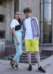 Брюки женские карго голубые Кэсси Tur streetwear Изображение Брюки женские карго голубые Кэсси Tur streetwear