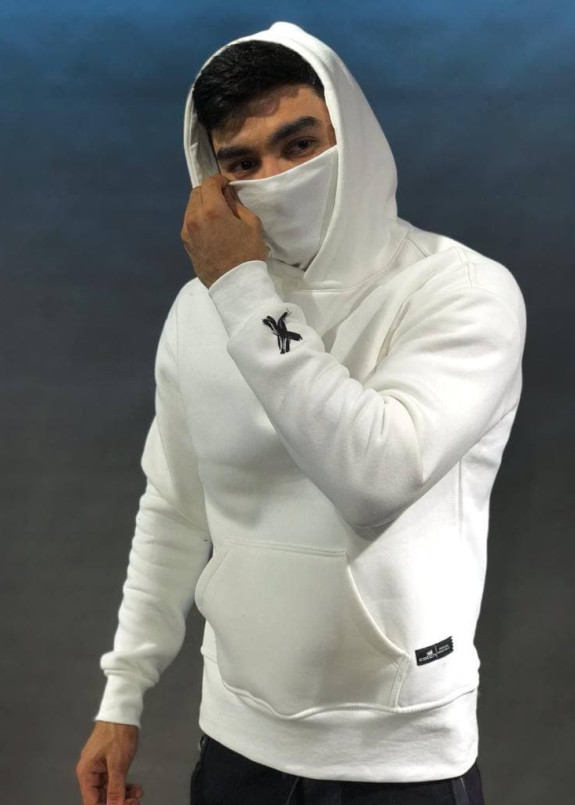 Кофта теплая с хомутом белая MFStore Изображение Кофта теплая с хомутом белая MFStore