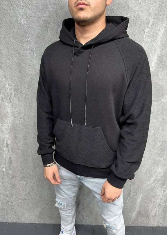 Худі оверсайз базове чорне MFStore Изображение Худі оверсайз базове чорне MFStore