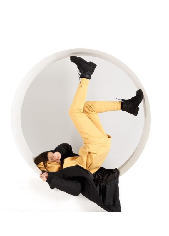 Штаны женские на флисе желтые Изображение Штаны женские на флисе желтые