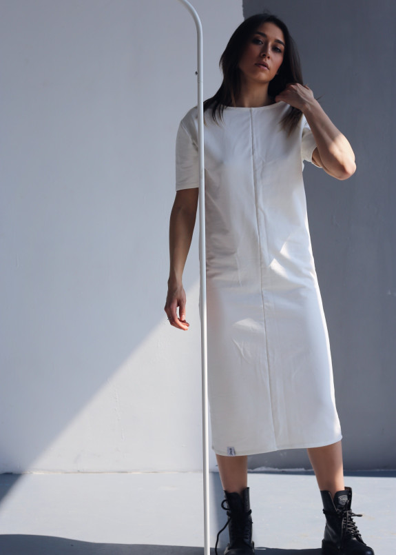 Платье-футболка с коротким рукавом Simplu Изображение Платье-футболка с коротким рукавом Simplu