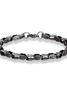 Стильний темний стальний браслет MFStore Изображение Стильний темний стальний браслет MFStore