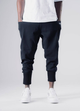 Спортивні штани з боковими карманами на манжетах чорні MFStore Изображение Спортивні штани з боковими карманами на манжетах чорні MFStore