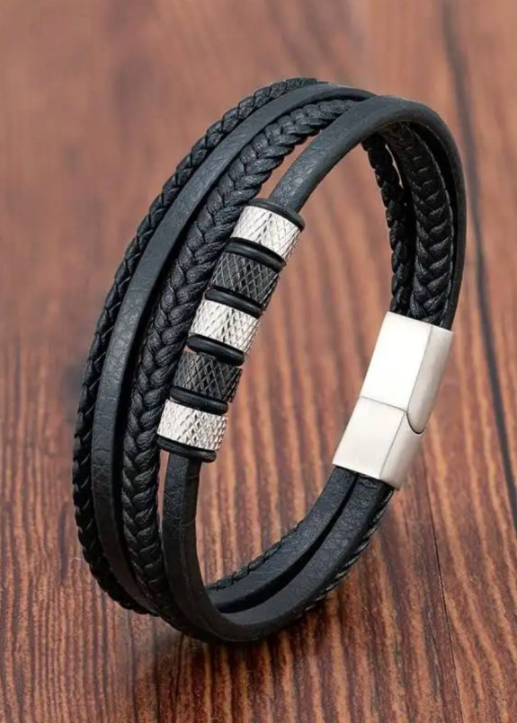 Розкішний браслет з нержавіючої сталі з намистинами MFStore Изображение Розкішний браслет з нержавіючої сталі з намистинами MFStore