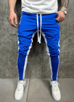 Спортивні штани зі смужками з боків сині MFStore Изображение Спортивні штани зі смужками з боків сині MFStore