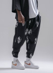 Штани вільного крою skull на манжеті чорні MFStore Изображение Штани вільного крою skull на манжеті чорні MFStore