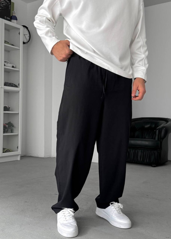 Стильні багі балони з чорної тканини MFStore Изображение Стильні багі балони з чорної тканини MFStore