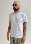 Изображение Базовая белая футболка со строчками
