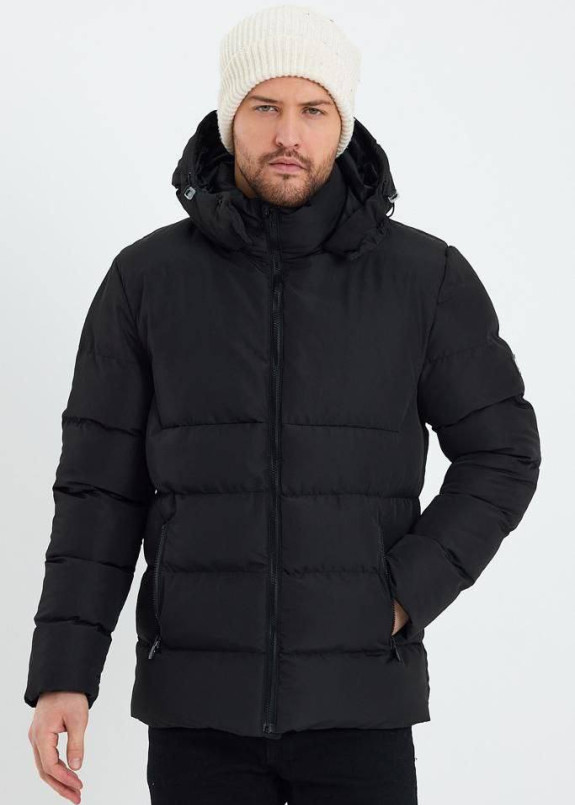 Куртка вкорочена стегана чорна MFStore Изображение Куртка вкорочена стегана чорна MFStore