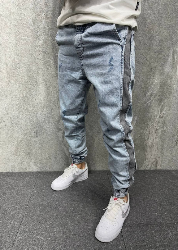 Джинсы с серыми полосками MFStore Изображение Джинсы с серыми полосками MFStore