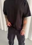 Футболка оверсайз зі вставками на плечах і розрізами по боках чорна MFStore Изображение Футболка оверсайз зі вставками на плечах і розрізами по боках чорна MFStore