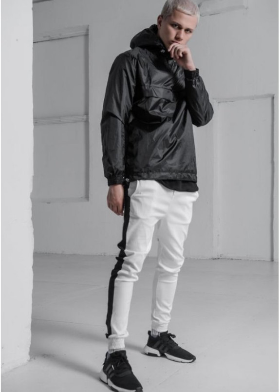 Анорак мужской Street Style черный Изображение Анорак мужской Street Style черный
