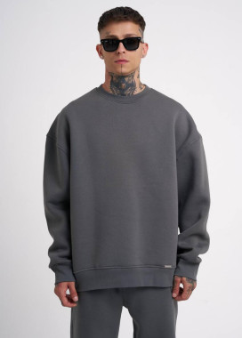 Cвітшот чоловічий оверсайз сірий MFStore Изображение Cвітшот чоловічий оверсайз сірий MFStore