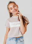 Топ бежевый dreamer Street style Изображение Топ бежевый dreamer Street style