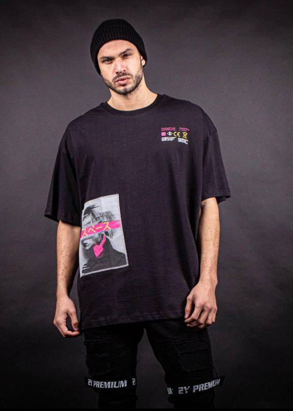 Футболка с жен и иероглифы MFStore Изображение Футболка с жен и иероглифы MFStore