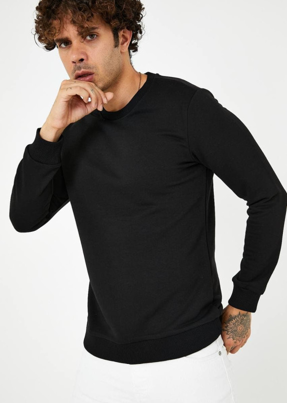 Кофта мужская базовая черная MFStore Изображение Кофта мужская базовая черная MFStore