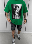 Футболка оверсайз з дівчиною fuck зелена MFStore Изображение Футболка оверсайз з дівчиною fuck зелена MFStore