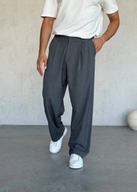 Брюки багі прямі сірі MFStore Изображение Брюки багі прямі сірі MFStore