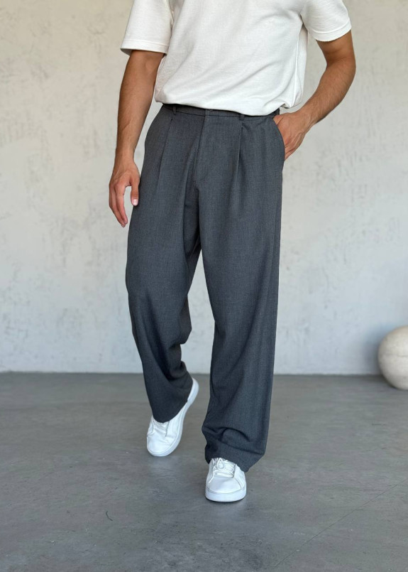 Брюки багі прямі сірі MFStore Изображение Брюки багі прямі сірі MFStore