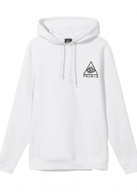 Худи Basic Logo Japan White Hood Изображение Худи Basic Logo Japan White Hood