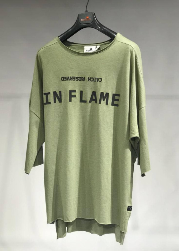 Футболка хакки  IN FLAME MFStore Изображение Футболка хакки  IN FLAME MFStore