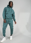 Костюм оверсайз базовий з вишивкою на флісі ментоловий MFStore Изображение Костюм оверсайз базовий з вишивкою на флісі ментоловий MFStore