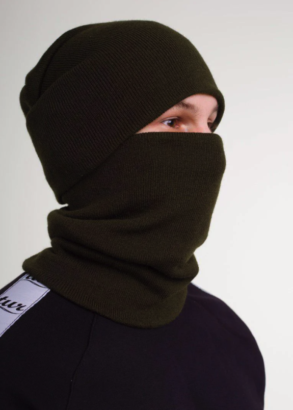 Зимний бафф хаки унисекс Спайдер Изображение Зимний бафф хаки унисекс Спайдер